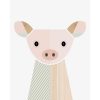 Little Design Haus Pig Canvas Art