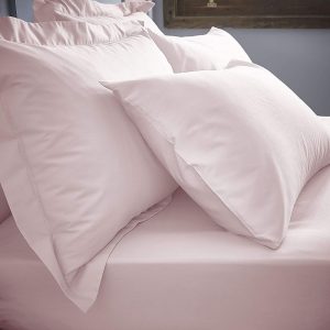 Bianca Blush Deep Fitted Sheets & Matching Pillowcases