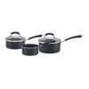 Prestige Super Tough 3 Piece Saucepan Set