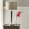 Lowry Silver and Matt Black Metal Table Lamp