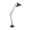 Alonzo Matt Black Metal Task Floor Lamp