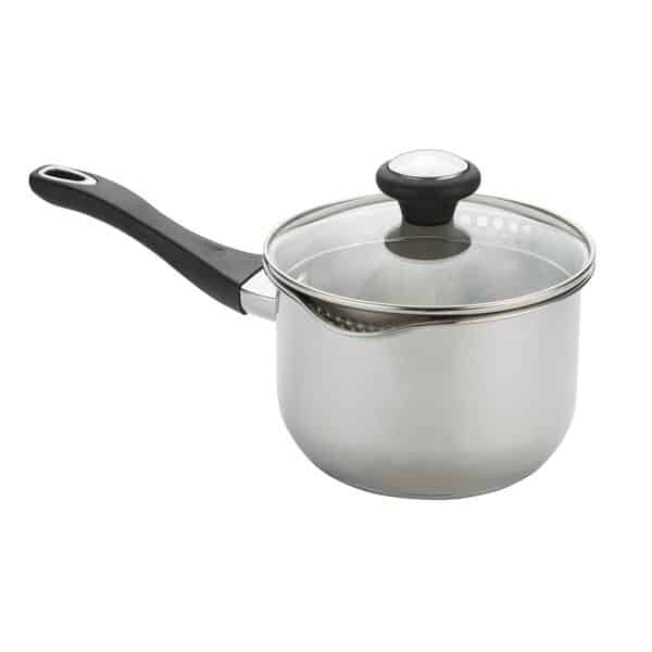 Prestige Strain Away Stainless Steel Saucepan