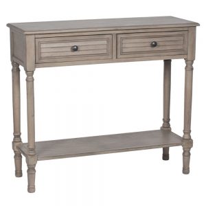 Ashwell Taupe Pine Wood Console Table