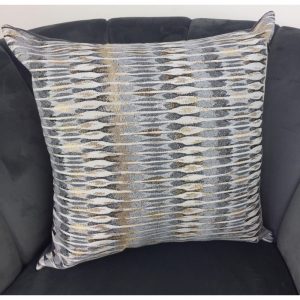 Cushion Cover Grey with Gold