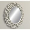 Shakour Cream Round Mirror