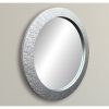 Silver Round Mirror 92cm Diameter