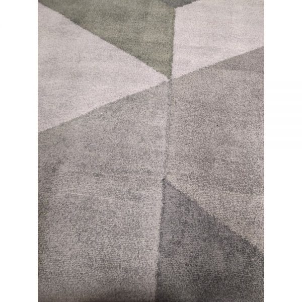 Luna Rug Green Block Design