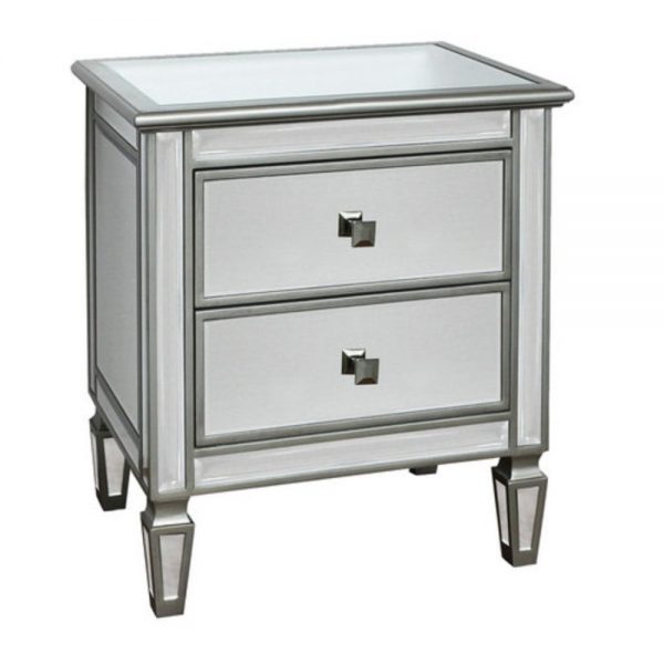 Atlanta 2 Drawer Mirrored Locker