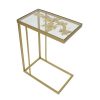 Butterfly Rectangle Side Table Champagne