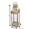 Hammered Lantern Gold Height 25in