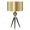 Gilgen Tripod Table Lamp 38x80cm with Gold Shade