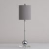 Lund Table Lamp with Grey Shade H28inch