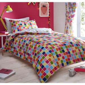 Bloom Candy Reversible Duvet Set