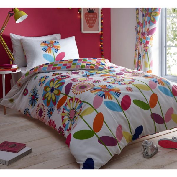 Bloom Candy Reversible Duvet Set