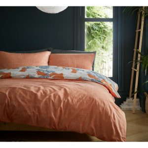 Koi Mandarin Reversible Duvet Set