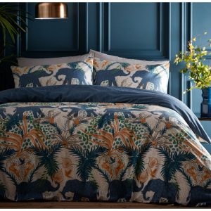 Savannah Teal Reversible Duvet Set