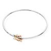 Triple Stars Silver Bangle