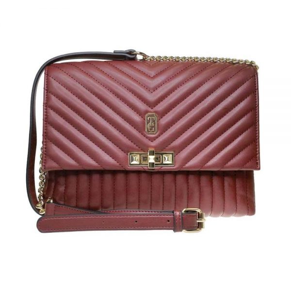 Versailles Cross Body Burgundy Handbag