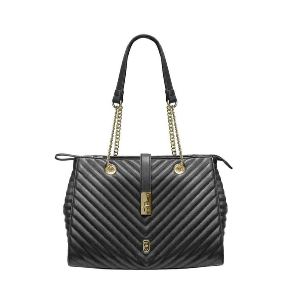 Versailles Shoulder Bag Black Handbag - Allens Handbags