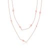 Romi Rose Gold Knot Necklace