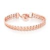 Romi Rose Gold Curb Chain Bracelet