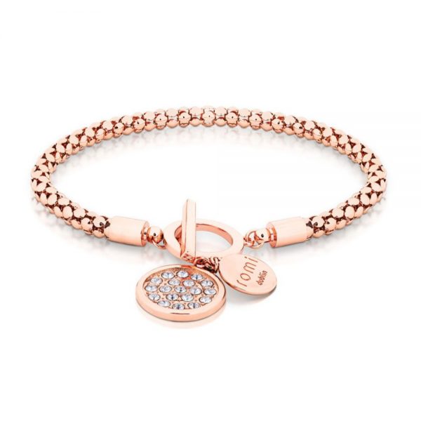 Romi Rose Gold Popcorn Chain Bracelet