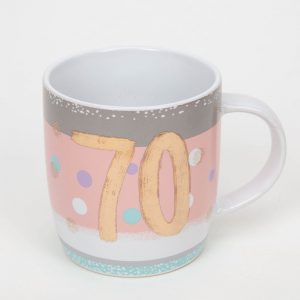 Bellini 70th Birthday Mug
