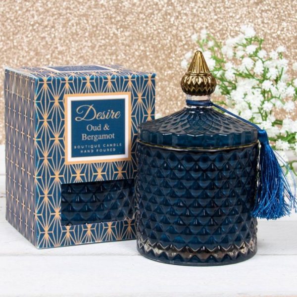 Oud and Bergamot Soy Candle Jar Medium