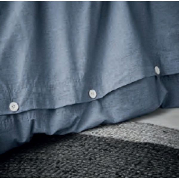 Terence Conran Blue Cotton Duvet Set