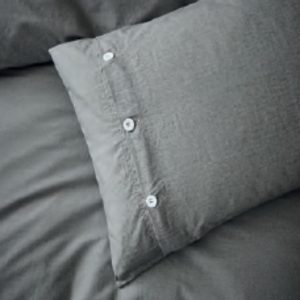 Terence Conran Grey Cotton Duvet Set