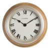 Hometime Deep Case Wall Clock Blonde Wood