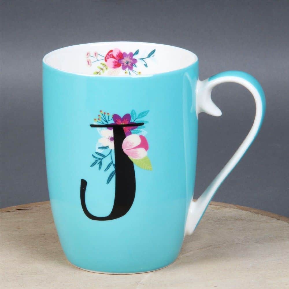 Vintage Boutique Ceramic Mug J