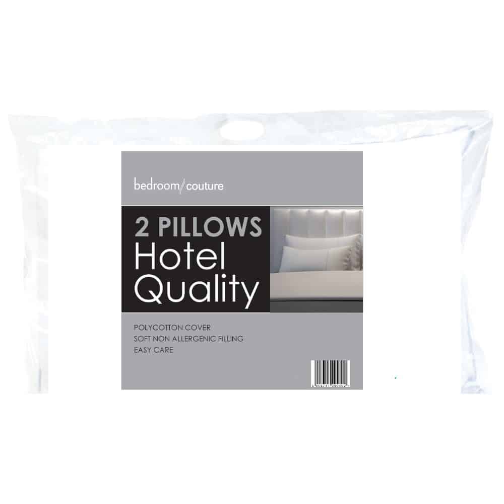 Pack of 2 Hotel Quality Pillows