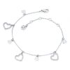 Heart Icon Bracelet Silver