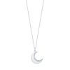 Half Moon Pendant Silver