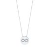 Infinity Coin Pendant Silver