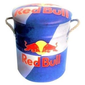Red Bull Metal Stool