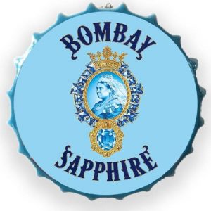 Bombay Sapphire Huge 30cm Bottle Top