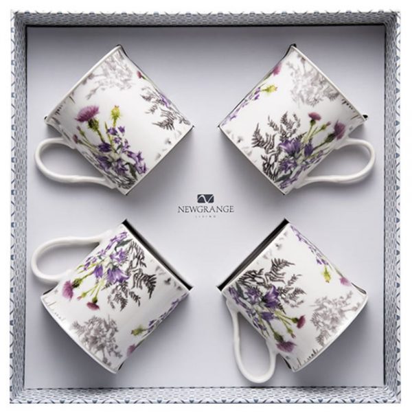 Newgrange Living Thistle Set of 4 Mugs