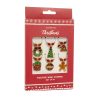 Festive Wine Charms 6 Piece Set