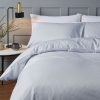 Bianca Cotton Stripe Silver Duvet Set