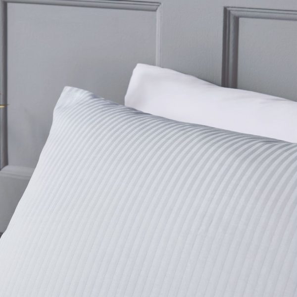 Bianca Cotton Stripe Silver Duvet Set