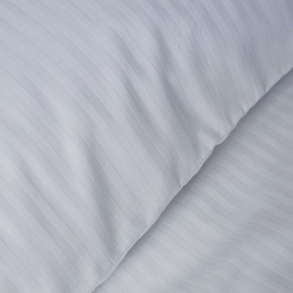 Bianca Cotton Stripe Silver Duvet Set