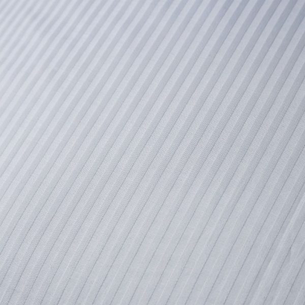 Bianca Cotton Stripe Silver Duvet Set