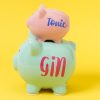 Double Pig Money Bank - Gin and Tonic