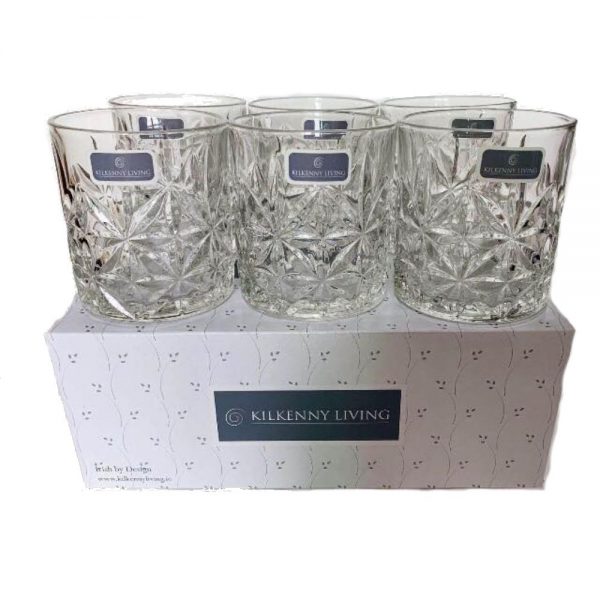 Kilkenny Living Set of 6 Whiskey Tumblers