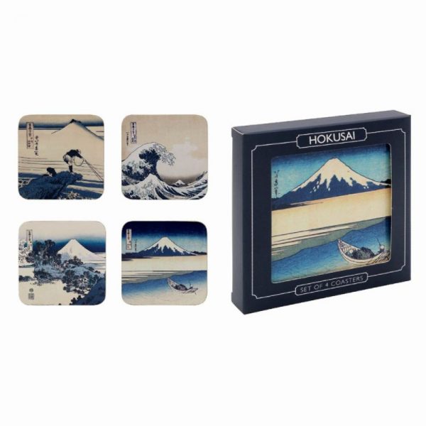 Hokusai Coasters Set of 4