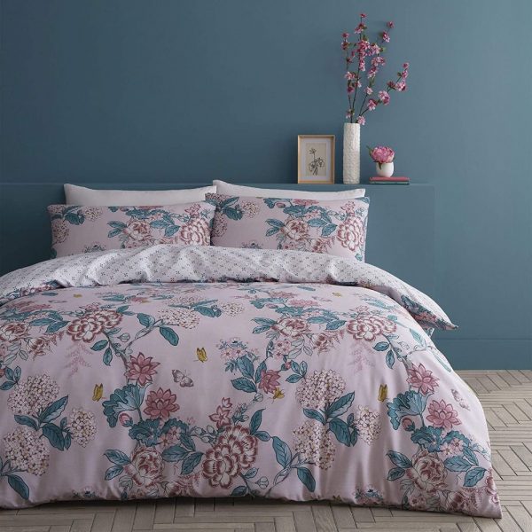 Peony Gardens Pink King Duvet Set