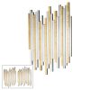 Ava Mirror Art Linear Gold Pair