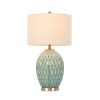 Gemma Ceramic Table Lamp Geometric Pattern